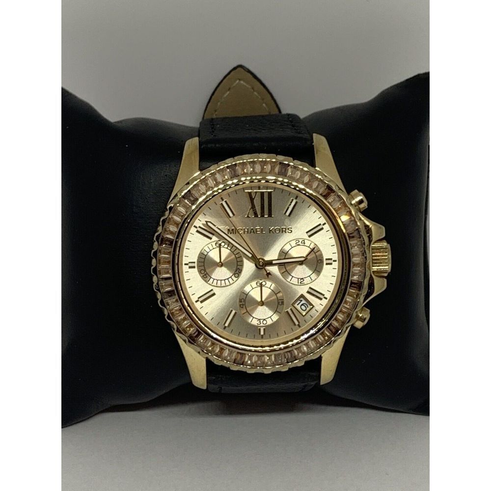 Michael Kors MK5874 Women's Leather Analog Dial Quartz Genuine Watch Watch BP605